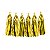 Franja Tassel Metalizada Varal Dourado - 5 Unidades - Imagem 1