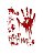 Adesivo para Espelho Help Halloween Mãos Sangue - 02 unidades - Imagem 1