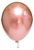 Balão Platinado Cromado Rose Gold 5 Polegadas (13cm) - 25 unidades - Imagem 1