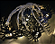 Cordão Varal Pisca Aranhas Assustadoras Halloween Com Led - 1,50 Metros - Imagem 1