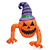 Inflável Halloween Abóbora Malvada 120cm - Imagem 1