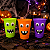 Copo Halloween Monstrinhos com Olhos – Cores Neon - 1 Unidade - Imagem 1