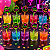 Canudos Divertidos Festa Neon - 10 Unidades - Imagem 1