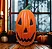 Abóbora Comprida para Decoração Halloween de Plástico - 55x30 cm - Imagem 1