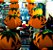 Abóbora de Halloween Grande em Tecido Laranja – 45cm - Imagem 3