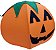Abóbora de Halloween Grande em Tecido Laranja – 45cm - Imagem 2