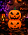 Abóbora Halloween Decoração Moranga Alfa Dupla - 48cm - Imagem 1