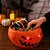 Petisqueira Porta Doces Abóbora Halloween com Sensor de Movimento - Movimento/Luz/Som - 27cm - Imagem 1