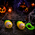 Óculos Olhos Saltantes com Dentadura de Vampiro – Acessório Divertido Halloween - Imagem 1