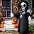 Inflável Halloween Esqueleto Morte 120cm - Imagem 1
