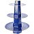 Baleiro de Papelão Laminado Azul 3 andares - 35cm - Imagem 1