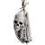 Kit Decoração Halloween Ossos de Esqueleto e Caveira - 12 Ossos - Imagem 1