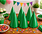 Chapéu de Aniversário Festa - Verde - 8 Unidades - Imagem 1