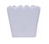 Cachepot de Plástico Quadrado Branco - 8x8x6cm - Imagem 1