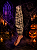 Pé Pendurada Com Sangue para Decoração de Halloween - 57cm - Imagem 1