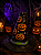 Enfeite Lanterna Decorativa Chapéu Halloween - 29x26cm - Imagem 1