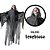 Caveira Assustadora Com Sensor Nosferatu Halloween com Som Luz e Movimento 92cm - Imagem 3
