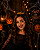 Tiara Happy Halloween Feltro Fantasia - Imagem 1