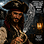 Espada Pirata Alfange Prata e Dourado – 45cm - Imagem 1