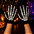 Luva Curta De Esqueleto Halloween - 20cm - Imagem 1