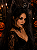 Tiara Halloween Caveira Noiva Cadáver Com Véu - Caveira Preta -100cm - Imagem 1