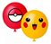 Balão Bexiga Pokémon Pokébola 11 Pol Redondo - 25 Unidades - Imagem 2
