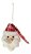Enfeite Natal para Pendurar Cabeça Papai Noel C/gorro - 30cm - Imagem 1