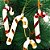 Enfeites de Natal Bengala de Pendurar Com Glitter 12cm - 1 Unidade - Imagem 2