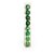Bolas de Natal Decoradas Glitter Verde 5cm - 8 Unidades - Imagem 1