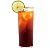 Copo Long Drink Transparente com Borda Dourada - 340ml - Imagem 1