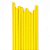 Canudo de Papel Liso Amarelo - 25 unidades - Imagem 1
