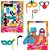 Painel Mascaras Carnaval - 65x46 cm + 13 Adereços Destacáveis + Moldura - Imagem 1