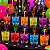 Canudos Divertidos Notas Musicais Neon - 10 Unidades - Imagem 1