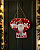 Placa Mdf Feliz Natal Iluminada LED Trio Bonecos Pelúcia Feliz Natal 28cm - Imagem 1