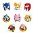 Picks Para Doces Festa Sonic 12cm - 8 Unidades - Imagem 2