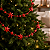 Cordão de Natal Estrelas Vermelho 1,8m – Enfeite Decorativo Natalino - Imagem 1