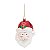 Enfeite de Natal de Pendurar Cabeça Papai Noel - 12cm - Imagem 1