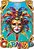 Painel Carnaval Arlequim - 70x50 Cm - Imagem 1