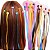 Aplique De Cabelo Coloridas Com Piranha - 6 pcs - Imagem 2
