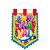 Decoração Carnaval Porta Bandeira Escudo em E.V.A - 55x33cm - Imagem 1