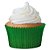 Forma para Cupcake Verde Escuro - 45 un - Imagem 1