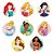 Picks Decorativos para Doces Festa Princesas Disney 9x4 cm - 8 Unidades - Imagem 2