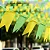 Bandeirola Plástica Verde e Amarela Festa Brasil 17x23cm – 21 Bandeiras – 10 Metros - Imagem 5