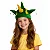Chapéu Verde E Amarelo Veludo Torcedor Festa Brasil - 26cm - Imagem 1