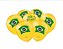 Balão de Látex 9 Polegadas Vai Brasil - 25 Unidades. - Imagem 1