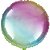 Balão Metalizado Redondo Gradient - 50cm - Flutua Com Gás Hélio - Imagem 1