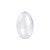 Casca de Ovo de Páscoa Acrílico Transparente - 10cm - Imagem 1