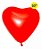 Balão Bexiga Coração Vermelho Látex - 10 Polegadas (25cm) - 25 Unidades - Imagem 2