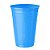 Copo Biodegradável Azul Claro 400ml - 25 Unidades - Imagem 1