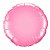Balão Metalizado Redondo Rosa Claro - 50cm - Flutua Com Gás Hélio - Imagem 1